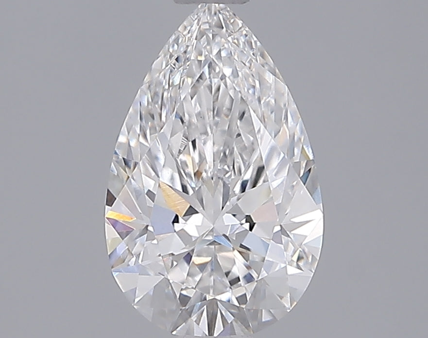1.55 Carat Pear Shaped, Ideal Cut, D Color, VVS2 Clarity, IGI Certified Lab Grown Diamond