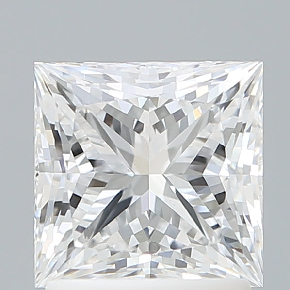 1.71 Carat Princess Shaped, Ideal Cut, D Color, VVS2 Clarity, IGI Certified Lab Grown Diamond