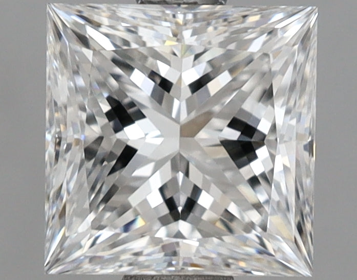 1.54 Carat Princess Shaped, Ideal Cut, D Color, VVS1 Clarity, IGI Certified Lab Grown Diamond