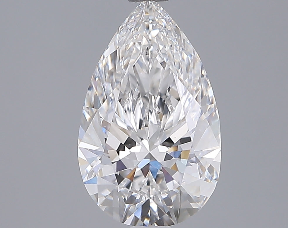 2.05 Carat Pear Shaped, Ideal Cut, E Color, VVS1 Clarity, IGI Certified Lab Grown Diamond