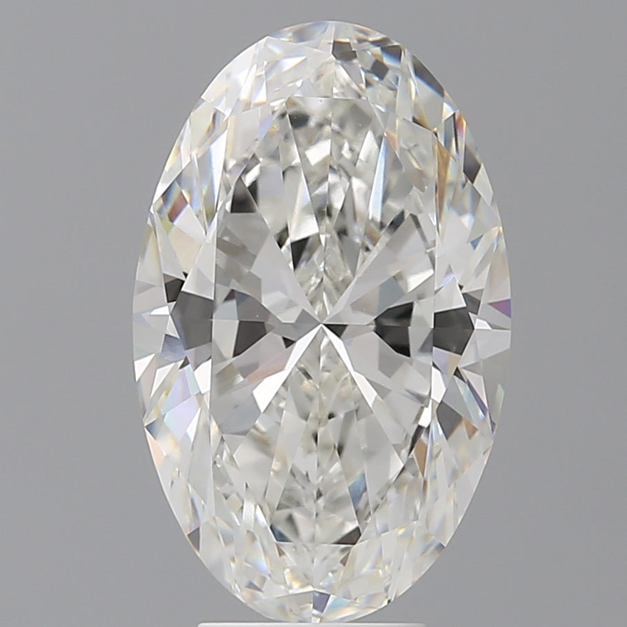 6.04 Carat Oval Shaped, Ideal Cut, F Color, VVS2 Clarity, IGI Certified Lab Grown Diamond