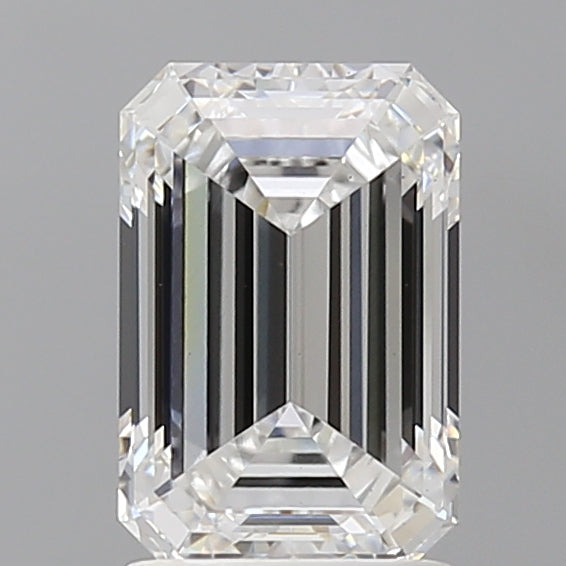 2.10 Carat Emerald Shaped, Ideal Cut, E Color, VS1 Clarity, IGI Certified Lab Grown Diamond