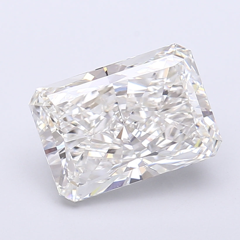 3.29 Carat Radiant Shaped, Very Good Cut, F Color, VS1 Clarity, IGI Certified Lab Grown Diamond