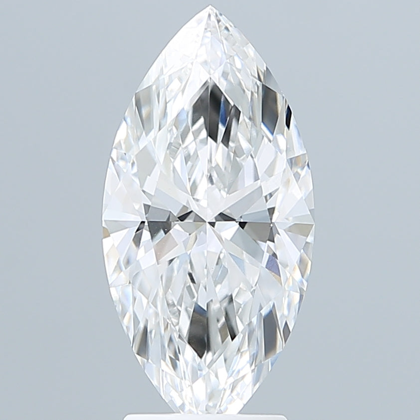 3.10 Carat Marquise Shaped, Ideal Cut, E Color, VVS1 Clarity, IGI Certified Lab Grown Diamond