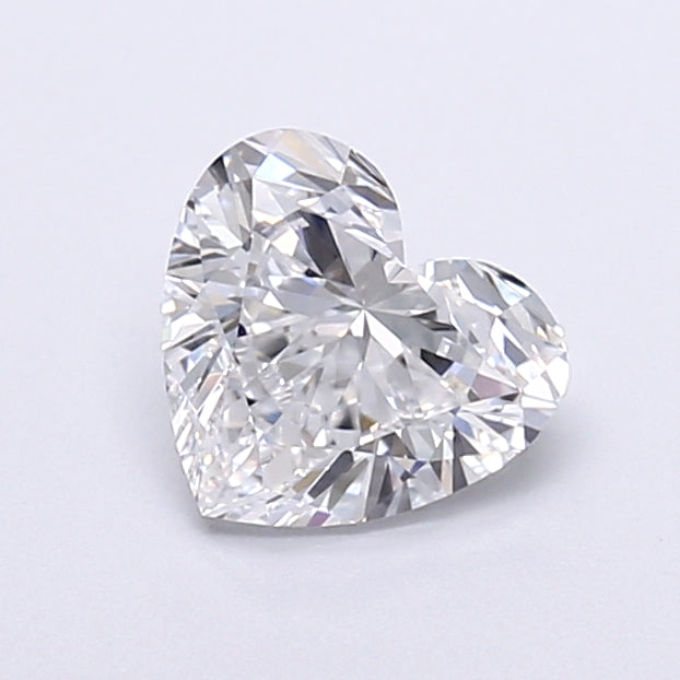 1.12 Carat Heart Shaped, Very Good Cut, D Color, VVS1 Clarity, IGI Certified Lab Grown Diamond