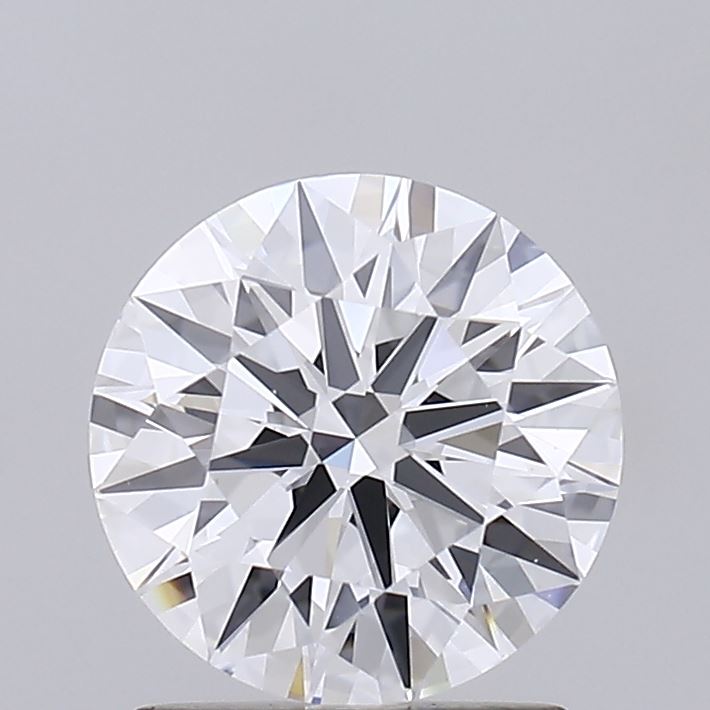 1.53 Carat Round Shaped, Ideal Cut, D Color, VVS2 Clarity, IGI Certified Lab Grown Diamond