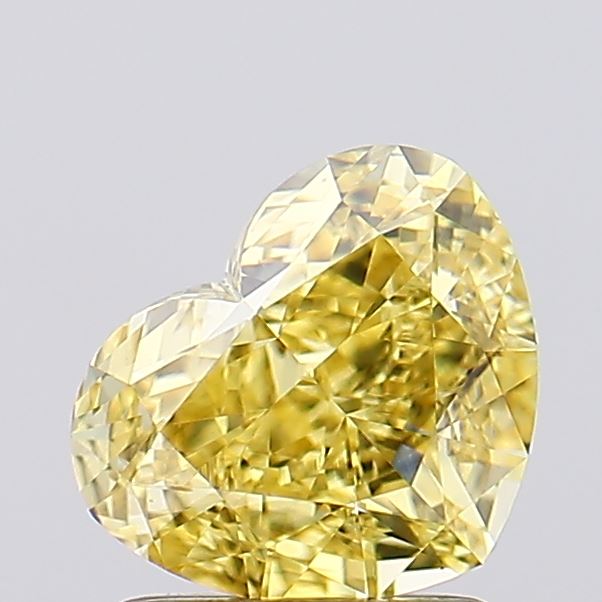 1.66 Carat Heart Shaped, Ideal Cut, VS2 Clarity, IGI Certified Lab Grown Diamond