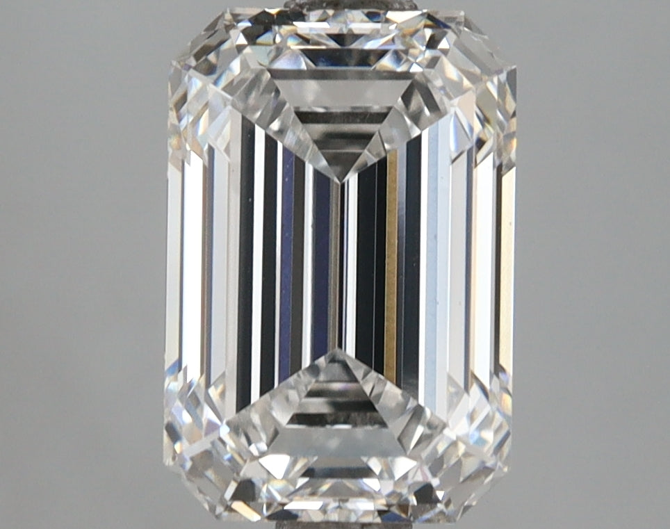 3.16 Carat Emerald Shaped, Ideal Cut, E Color, VS1 Clarity, IGI Certified Lab Grown Diamond