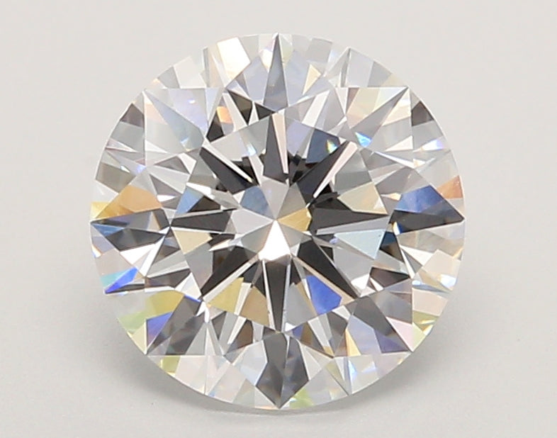 2.56 Carat Round Shaped, Ideal Cut, D Color, VVS2 Clarity, IGI Certified Lab Grown Diamond