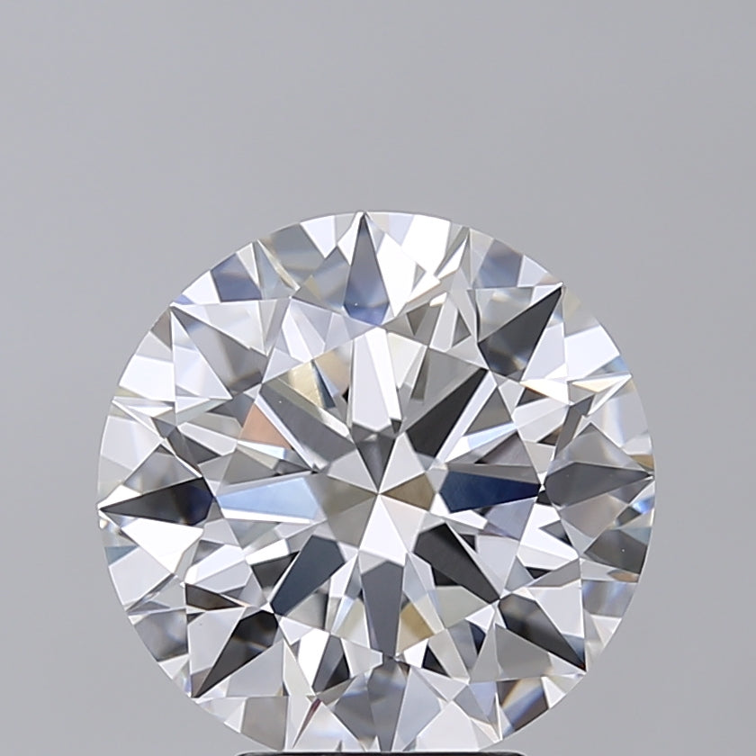 4.93 Carat Round Shaped, Ideal Cut, E Color, VVS2 Clarity, IGI Certified Lab Grown Diamond