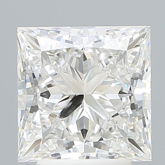 3.73 Carat Princess Shaped, Ideal Cut, E Color, VVS2 Clarity, IGI Certified Lab Grown Diamond