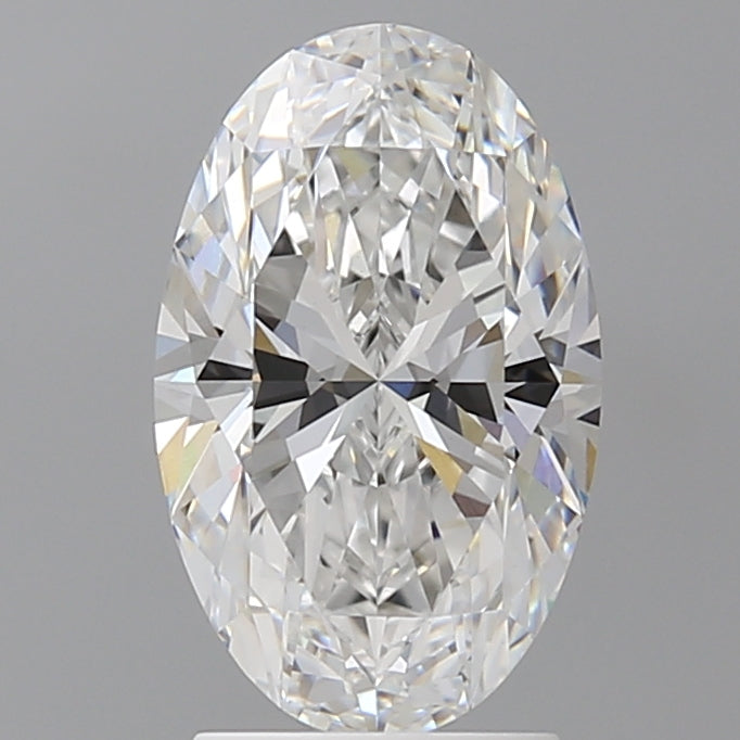 2.50 Carat Oval Shaped, Ideal Cut, E Color, VVS2 Clarity, IGI Certified Lab Grown Diamond