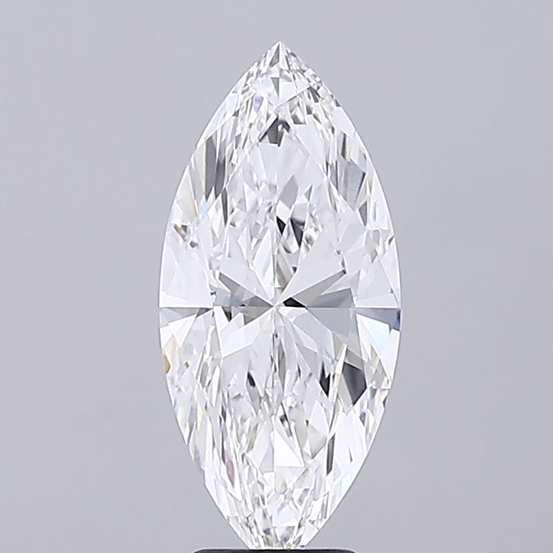 4.58 Carat Marquise Shaped, Ideal Cut, E Color, VVS1 Clarity, IGI Certified Lab Grown Diamond