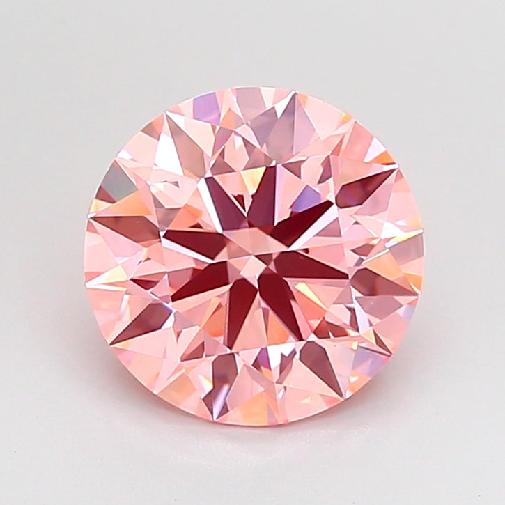 2.54 Carat Round Shaped, Ideal Cut, VVS2 Clarity, IGI Certified Lab Grown Diamond