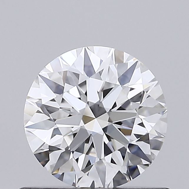 0.53 Carat Round Shaped, Ideal Cut, D Color, VVS2 Clarity, IGI Certified Lab Grown Diamond