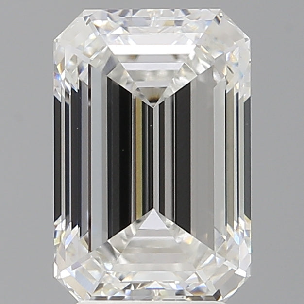 3.58 Carat Emerald Shaped, Ideal Cut, E Color, VVS2 Clarity, IGI Certified Lab Grown Diamond