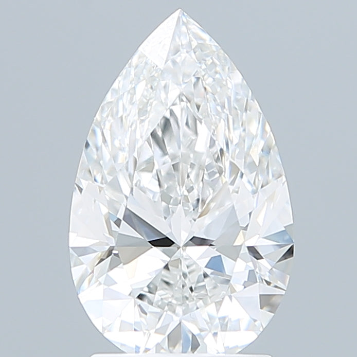 2.20 Carat Pear Shaped, Ideal Cut, E Color, VVS2 Clarity, IGI Certified Lab Grown Diamond