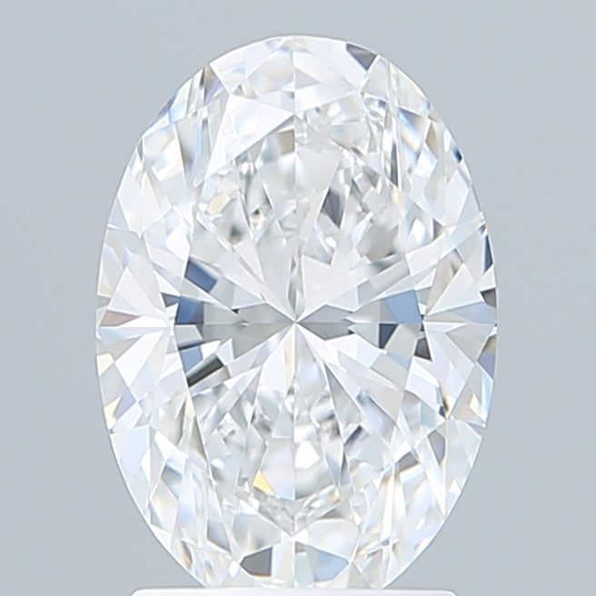 2.21 Carat Oval Shaped, Ideal Cut, E Color, VVS2 Clarity, IGI Certified Lab Grown Diamond