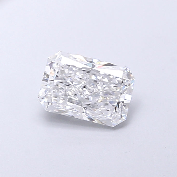 1.06 Carat Radiant Shaped, Very Good Cut, D Color, VVS1 Clarity, IGI Certified Lab Grown Diamond