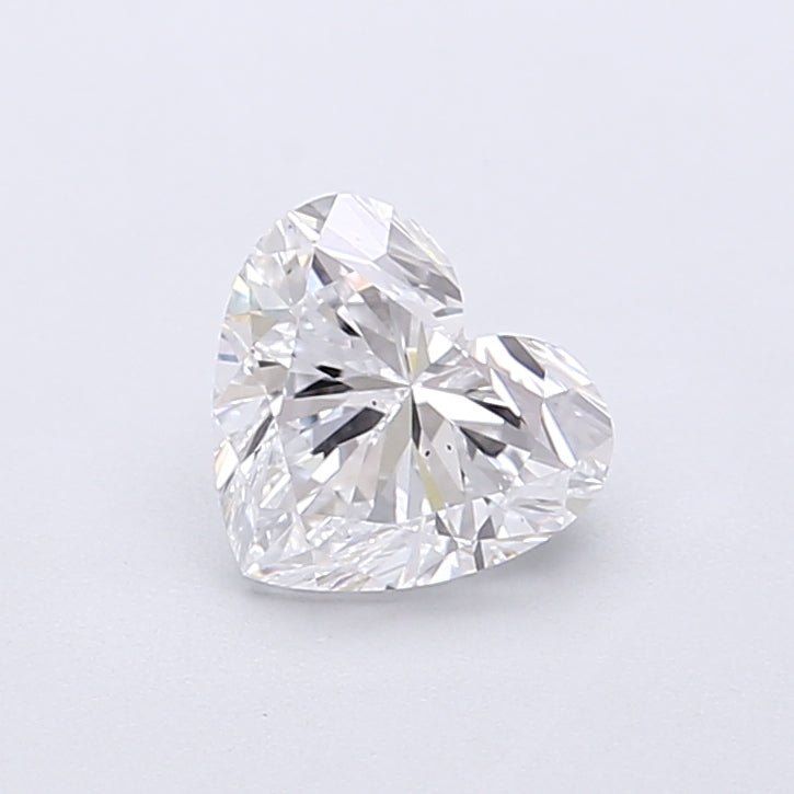 0.97 Carat Heart Shaped, Very Good Cut, D Color, VS2 Clarity, IGI Certified Lab Grown Diamond