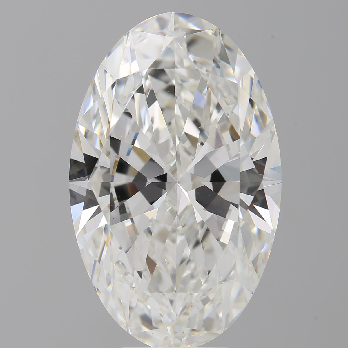 8.08 Carat Oval Shaped, Ideal Cut, F Color, VVS2 Clarity, IGI Certified Lab Grown Diamond