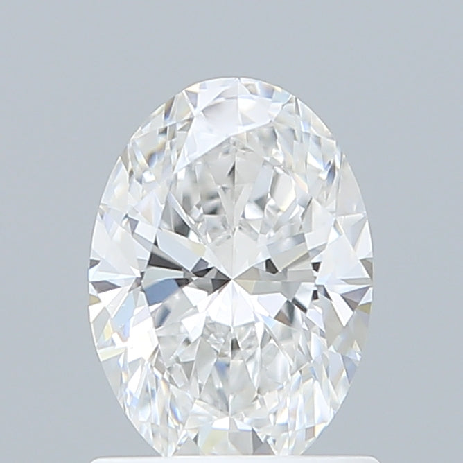 1.08 Carat Oval Shaped, Ideal Cut, D Color, VVS2 Clarity, IGI Certified Lab Grown Diamond