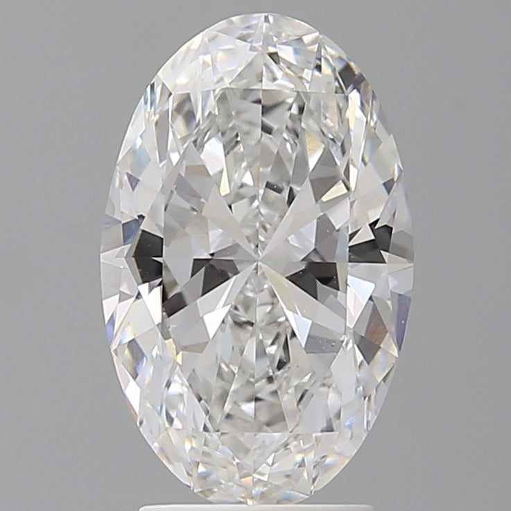 3.10 Carat Oval Shaped, Ideal Cut, E Color, VVS2 Clarity, IGI Certified Lab Grown Diamond