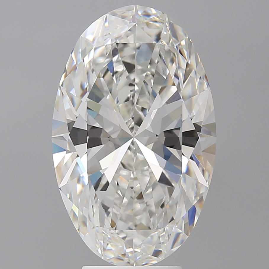 5.60 Carat Oval Shaped, Ideal Cut, F Color, VVS2 Clarity, IGI Certified Lab Grown Diamond