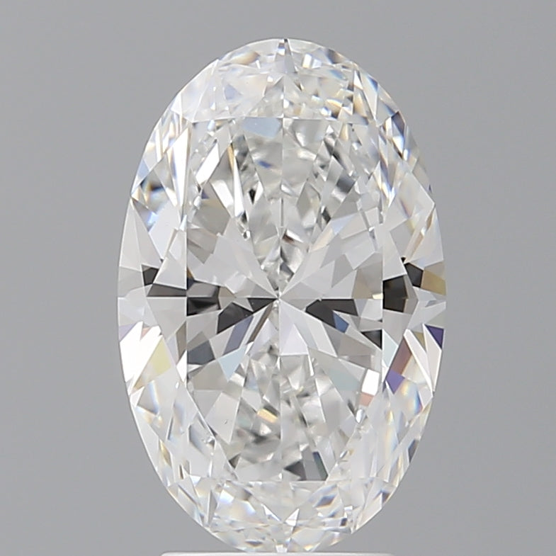 3.50 Carat Oval Shaped, Ideal Cut, E Color, VVS2 Clarity, IGI Certified Lab Grown Diamond