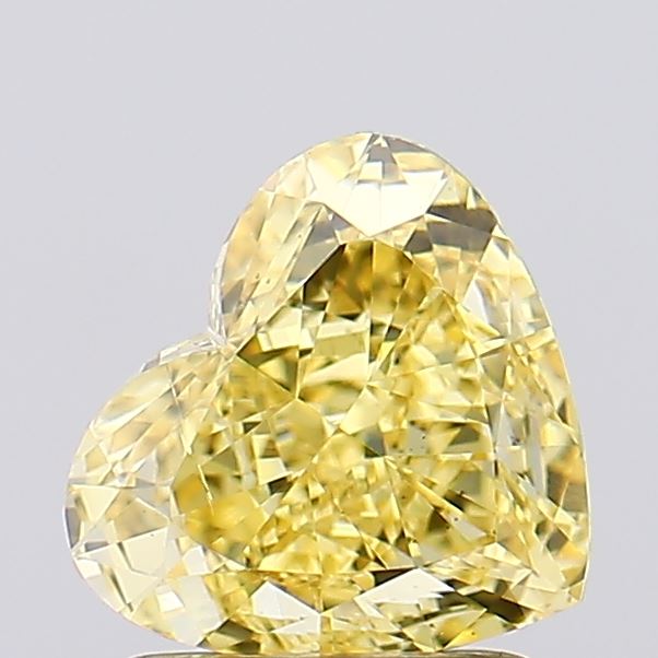 1.65 Carat Heart Shaped, Excellent Cut, SI1 Clarity, IGI Certified Lab Grown Diamond