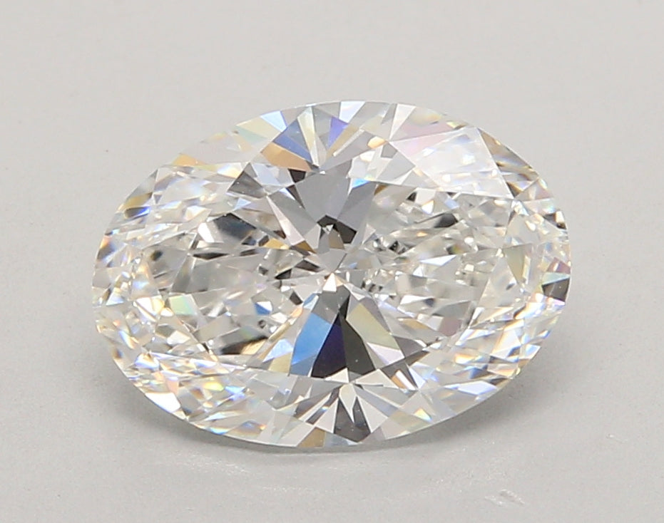 2.90 Carat Oval Shaped, Ideal Cut, E Color, VVS2 Clarity, IGI Certified Lab Grown Diamond