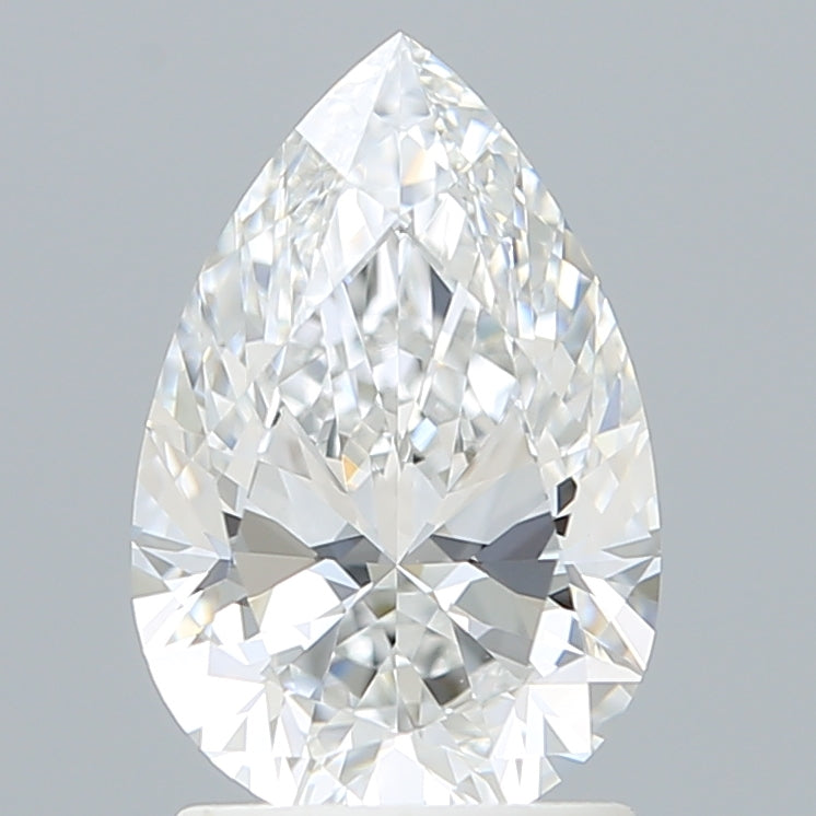 1.70 Carat Pear Shaped, Ideal Cut, E Color, VVS2 Clarity, IGI Certified Lab Grown Diamond