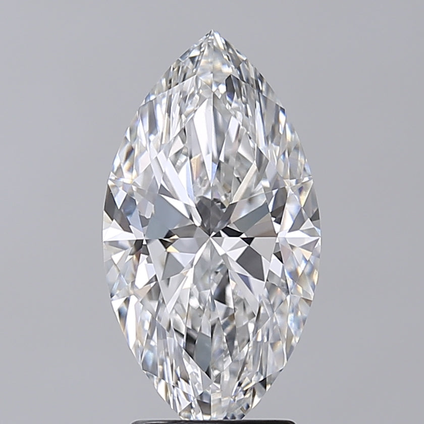 3.01 Carat Marquise Shaped, Excellent Cut, E Color, VVS2 Clarity, IGI Certified Lab Grown Diamond