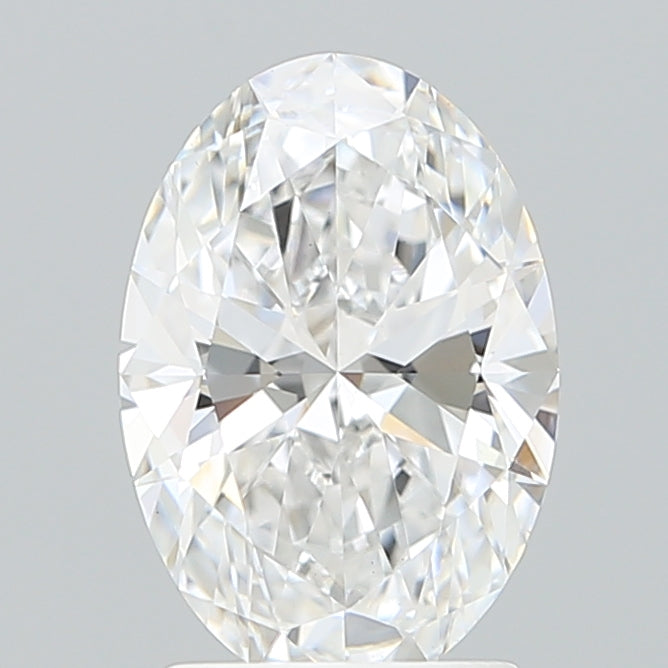 2.09 Carat Oval Shaped, Ideal Cut, D Color, VVS2 Clarity, IGI Certified Lab Grown Diamond