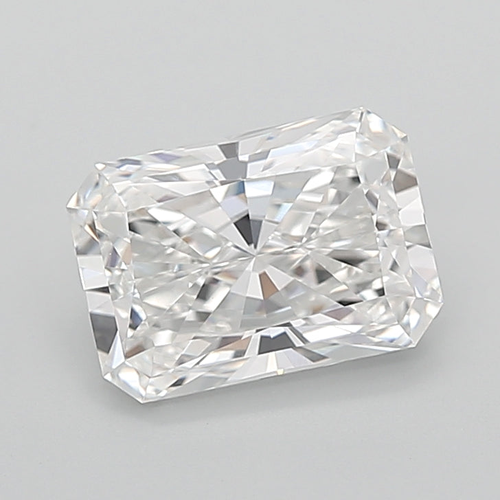 4.05 Carat Radiant Shaped, Ideal Cut, E Color, VVS2 Clarity, IGI Certified Lab Grown Diamond