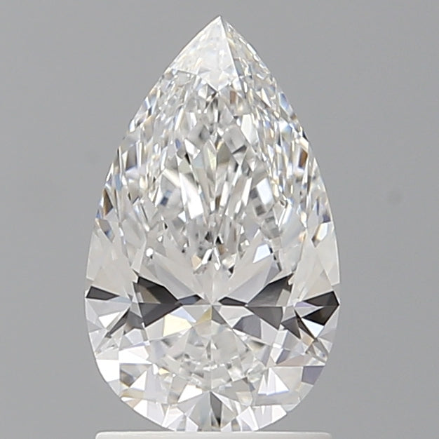 1.56 Carat Pear Shaped, Ideal Cut, E Color, VVS2 Clarity, IGI Certified Lab Grown Diamond