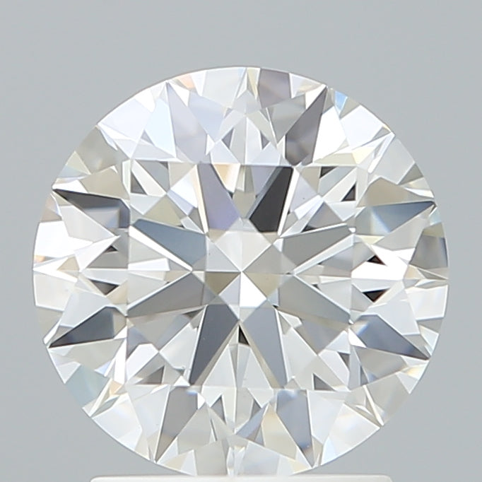 2.10 Carat Round Shaped, Ideal Cut, E Color, VVS2 Clarity, IGI Certified Lab Grown Diamond