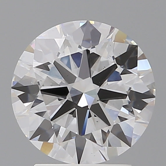2.53 Carat Round Shaped, Excellent Cut, D Color, VS2 Clarity, IGI Certified Lab Grown Diamond