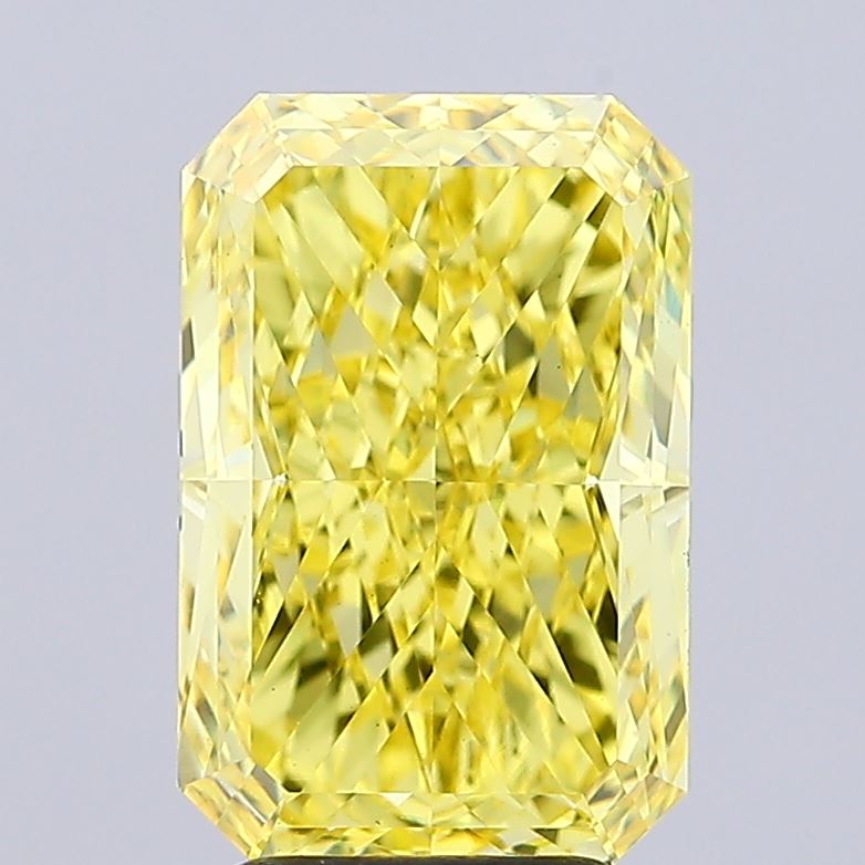 4.14 Carat Radiant Shaped, Excellent Cut, VS1 Clarity, IGI Certified Lab Grown Diamond