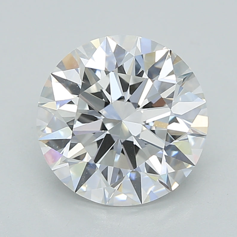 2.54 Carat Round Shaped, Ideal Cut, E Color, VVS2 Clarity, IGI Certified Lab Grown Diamond