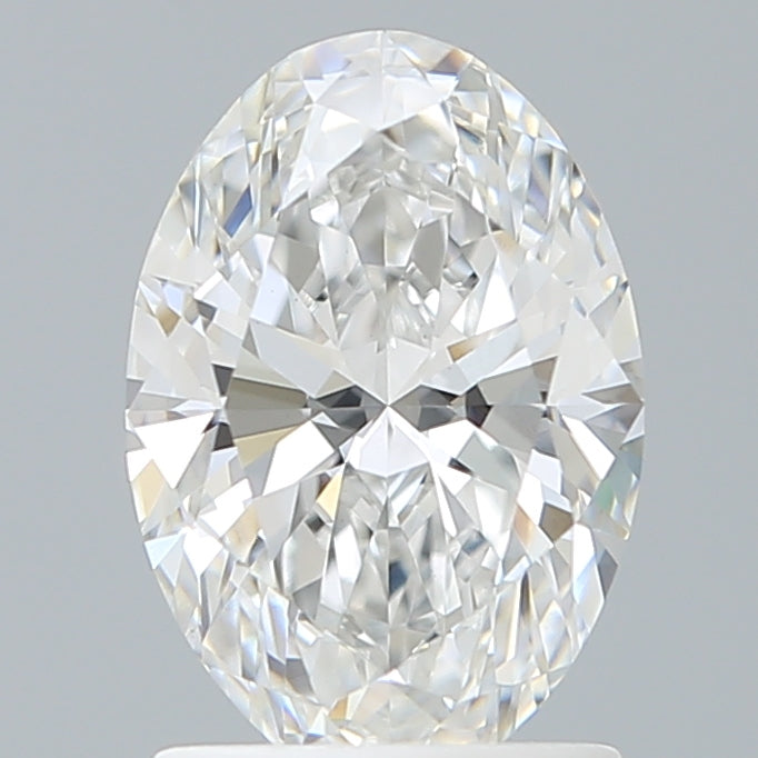 1.58 Carat Oval Shaped, Ideal Cut, E Color, VVS2 Clarity, IGI Certified Lab Grown Diamond