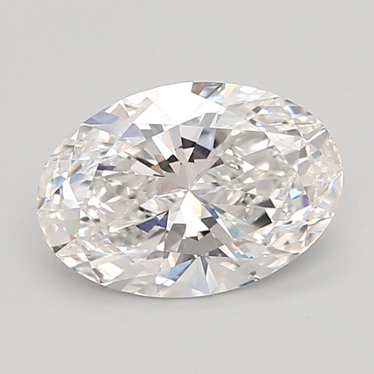 5.05 Carat Oval Shaped, Ideal Cut, E Color, VVS2 Clarity, IGI Certified Lab Grown Diamond