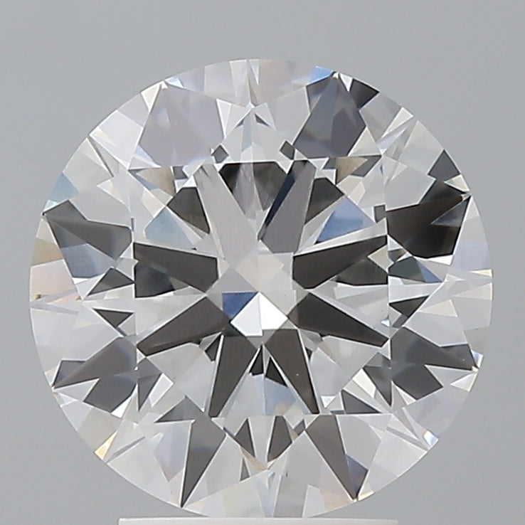 3.53 Carat Round Shaped, Ideal Cut, E Color, VVS2 Clarity, IGI Certified Lab Grown Diamond