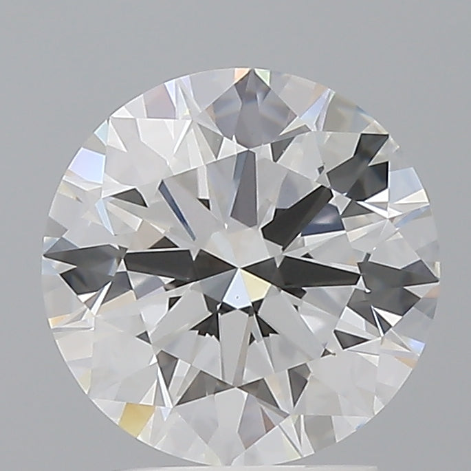 2.54 Carat Round Shaped, Ideal Cut, D Color, VVS2 Clarity, IGI Certified Lab Grown Diamond