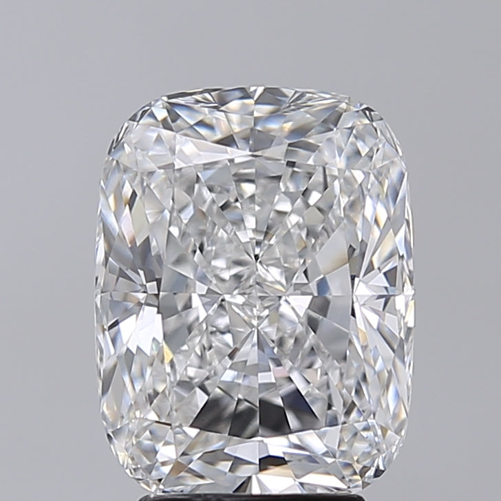 4.01 Carat Elongated Cushion Shaped, Excellent Cut, D Color, VVS2 Clarity, IGI Certified Lab Grown Diamond