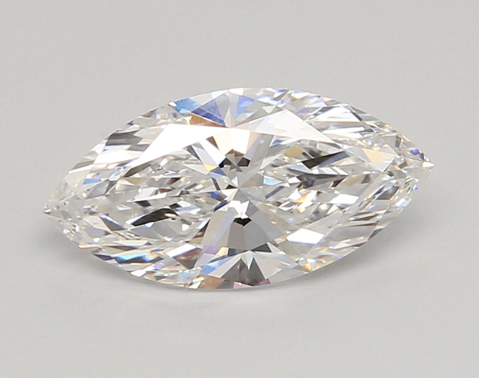 2.02 Carat Marquise Shaped, Ideal Cut, E Color, VVS1 Clarity, IGI Certified Lab Grown Diamond