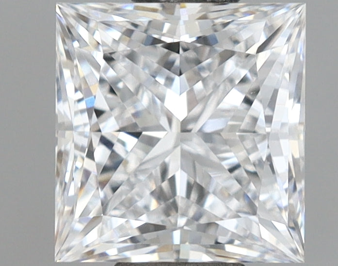 1.03 Carat Princess Shaped, Ideal Cut, D Color, VVS1 Clarity, IGI Certified Lab Grown Diamond