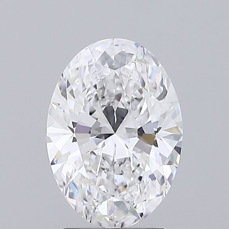 2.08 Carat Oval Shaped, Ideal Cut, D Color, VVS1 Clarity, IGI Certified Lab Grown Diamond