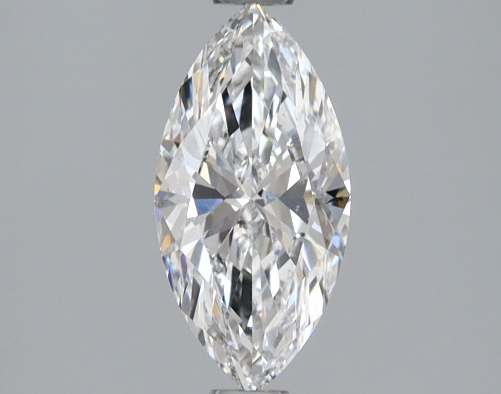 1.08 Carat Marquise Shaped, Ideal Cut, D Color, VVS2 Clarity, IGI Certified Lab Grown Diamond