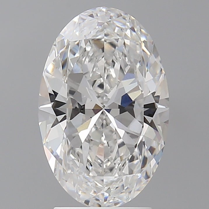 3.10 Carat Oval Shaped, Ideal Cut, E Color, VVS2 Clarity, IGI Certified Lab Grown Diamond